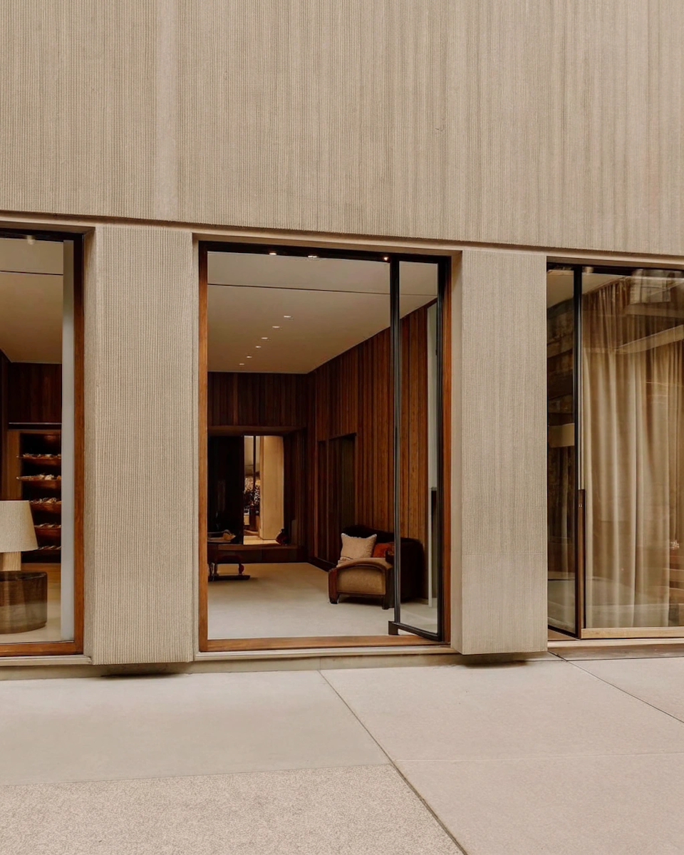 Concrete architectural detail